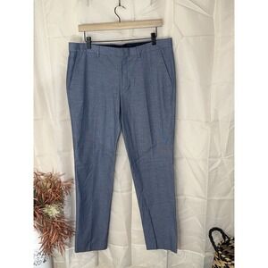 Express Innovator Men's Dress Pants 33x32 Blue Stretch Slim Fit